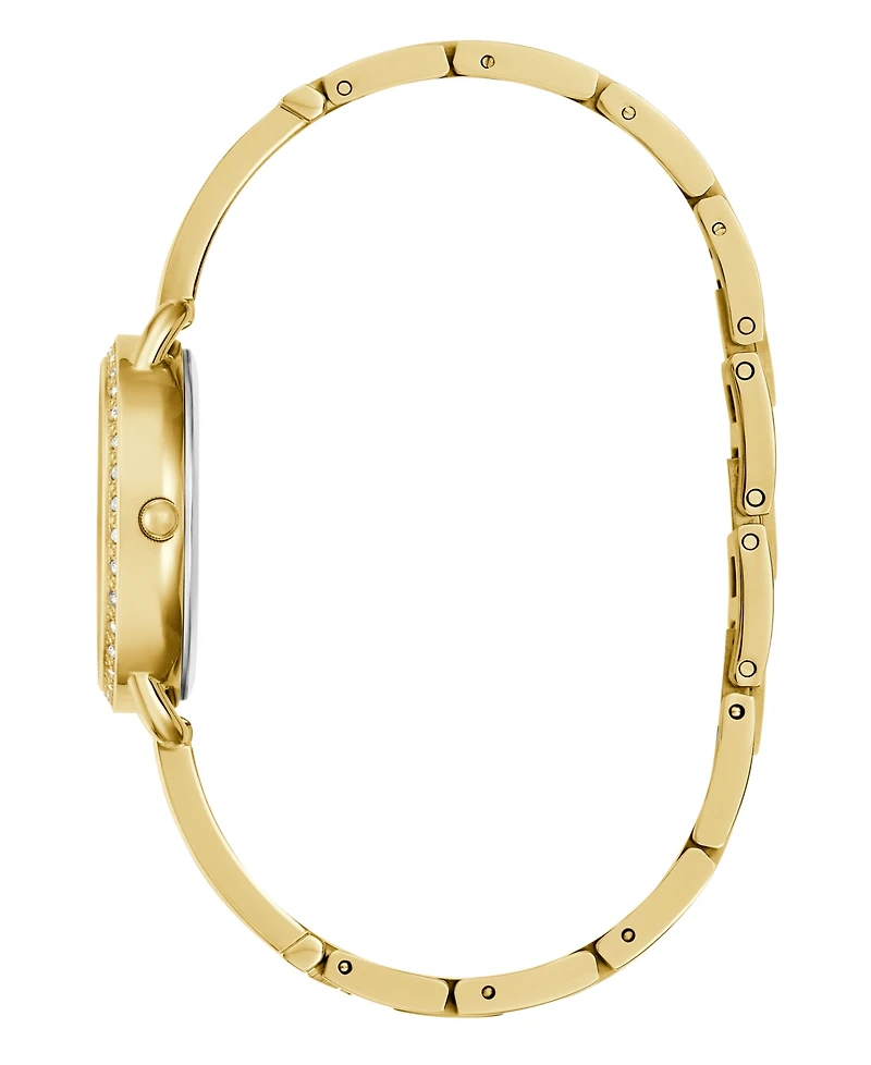 Guess Women's Analog Gold-Tone Stainless Steel Watch, 30mm