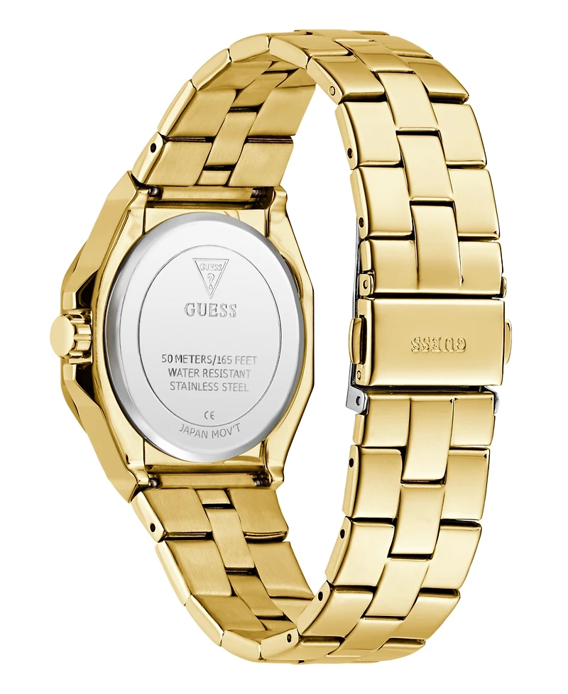Guess Women's Analog Gold-Tone Stainless Steel Watch, 34mm