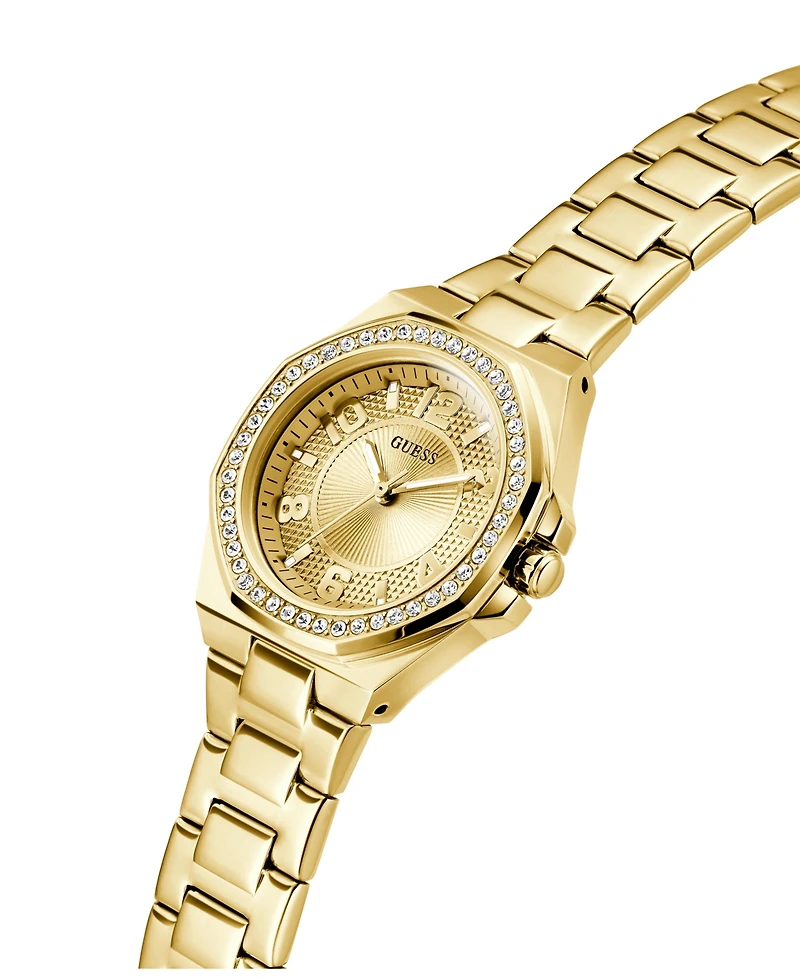 Guess Women's Analog Gold Tone Stainless Steel Watch, 34mm