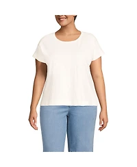 Lands' End Plus Slub T-Shirt