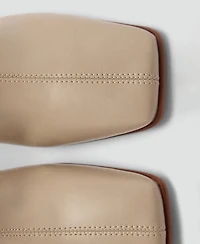 Mango Women's Block Square Toed Ankle Boots