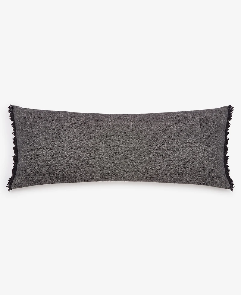 Oake Fringe Lumbar Decorative Pillow, 14" x 36", Exclusively at Macy's