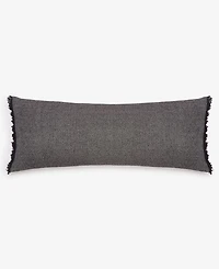 Oake Fringe Lumbar Decorative Pillow, 14" x 36", Exclusively at Macy's