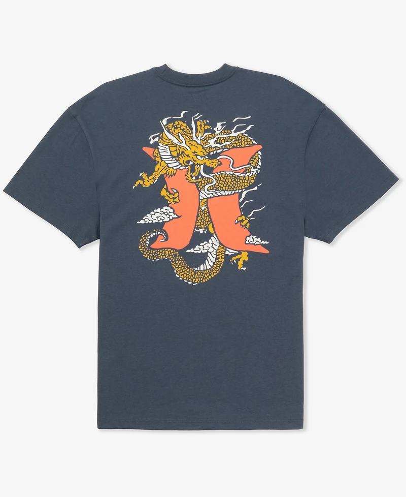 Hurley Men's Dragon Lagoon Short Sleeve T-Shirt
