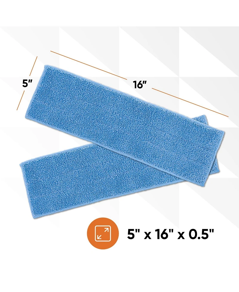 Superio Miracle Microfiber Flat Mop with Telescopic Aluminum Handle