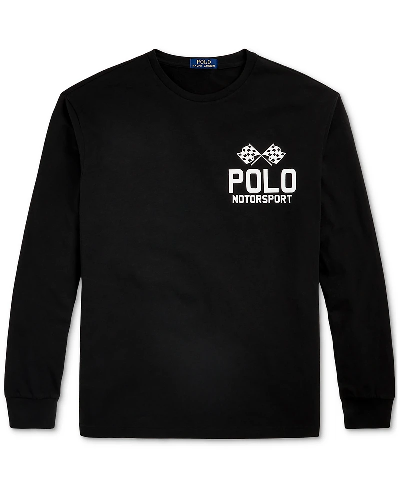Polo Ralph Lauren Men's Classic-Fit Slub Jersey Graphic T-Shirt