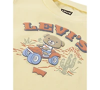 Levi's Baby Boys Four Wheeler T-Shirt & Denim Shorts, 2 Piece Set