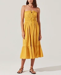 Astr the Label Women's Aubrie Strapless Midi Dress