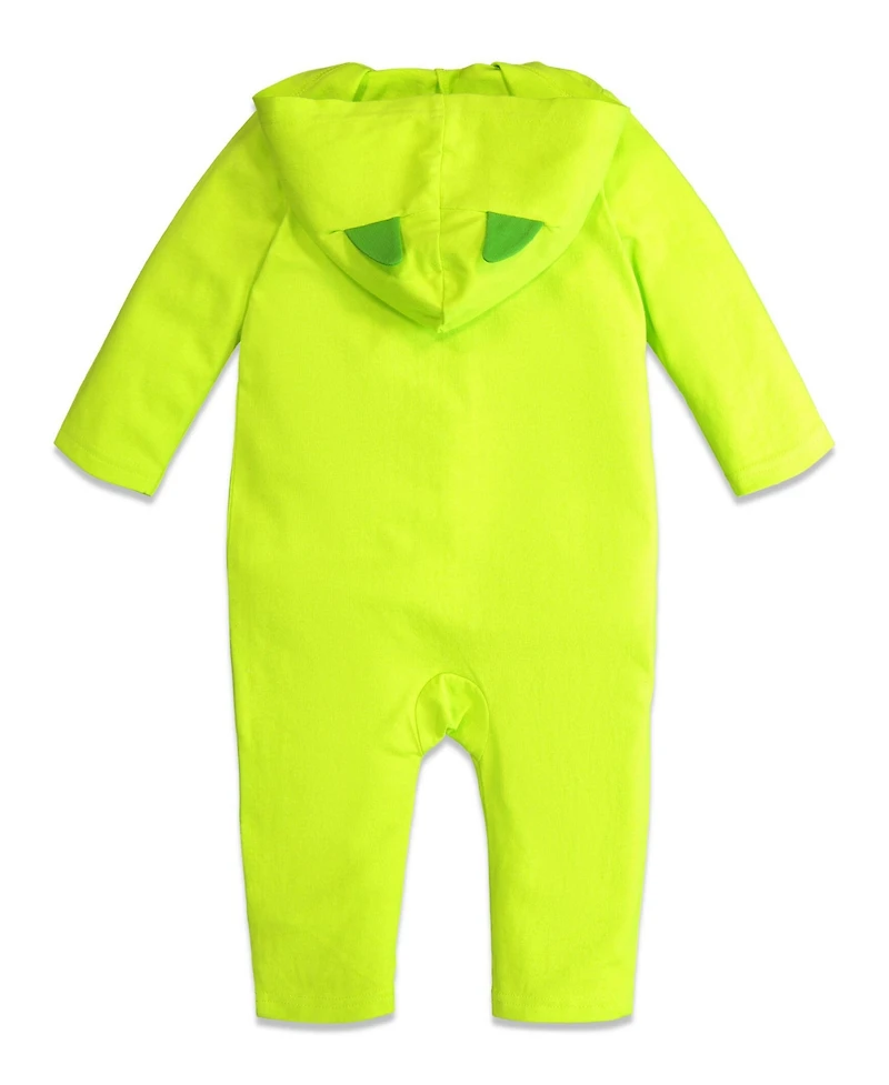 Monsters Inc. Baby Boys Pixar Mike Wazowski Zip Up Cosplay Coverall