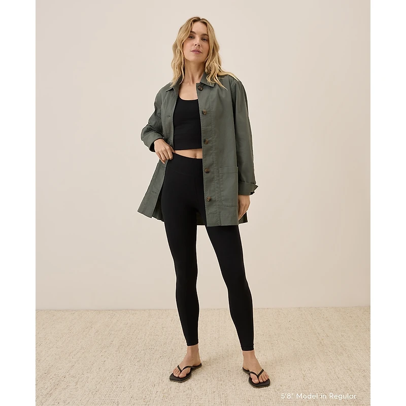 Pact Women's Organic Cotton On the Go-To Legging - Shorty