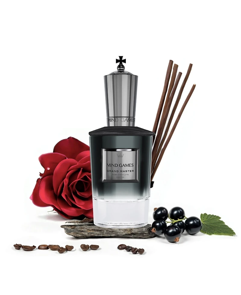Mind Games Grand Master - Luxury Perfume with Notes of Black Currant, Kona Coffee, Wild Violet & Incense - Elegant Extrait de Parfum for Women & Men
