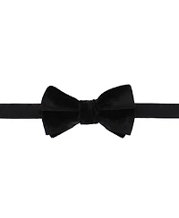 Trafalgar Men's Poirot Velvet Solid Colored Bow Tie
