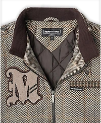 Men's Tweed Varsity Jacket