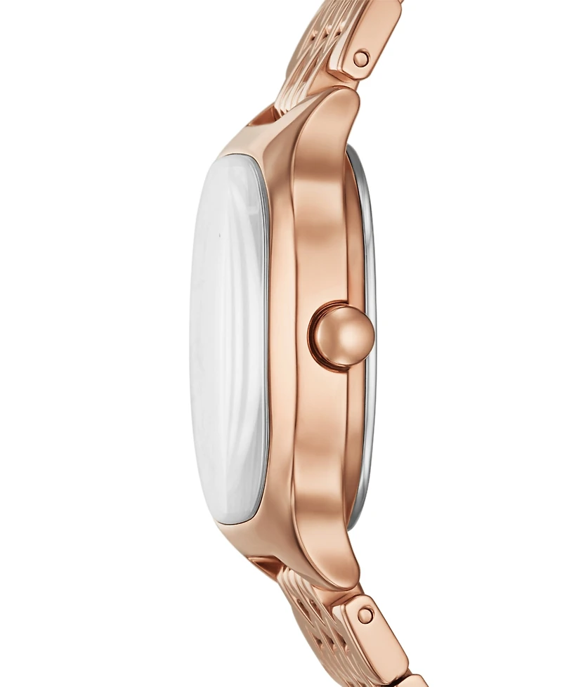 Skagen Women's Mellem Lille Quartz Three-Hand Rose Gold Stainless Steel Watch, 28mm