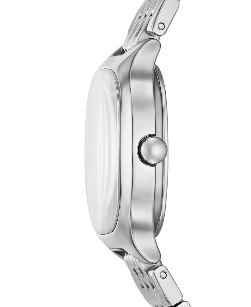 Skagen Women's Mellem Lille Quartz Three-Hand Silver Stainless Steel Watch, 28mm
