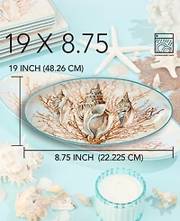 Certified International Escape to the Sea Fish Platter