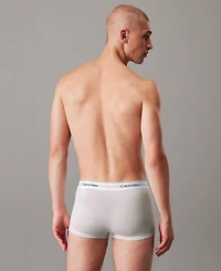 Calvin Klein Men's 3-Pack Icon Stretch Low Rise Trunks