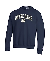 Champion Men's Navy Notre Dame Fighting Irish Arch Over Logo Pullover Sweatshirt