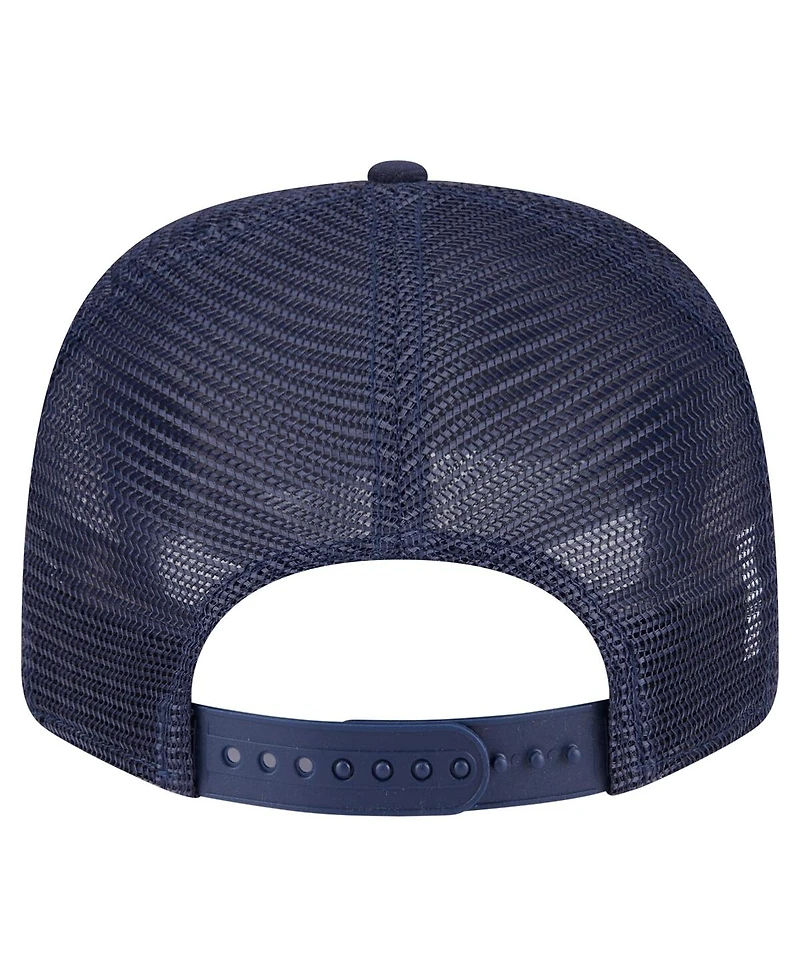 New Era Men's Navy Chicago Bears Main Trucker 9SEVENTY Stretch-Snap Hat