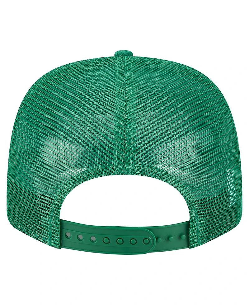 New Era Men's Kelly Green Philadelphia Eagles Main Trucker 9SEVENTY Stretch-Snap Hat