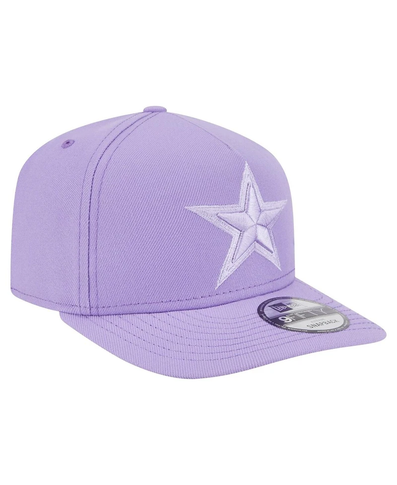 New Era Men's Light Purple Dallas Cowboys Color Pack 9FIFTY Snapback Hat