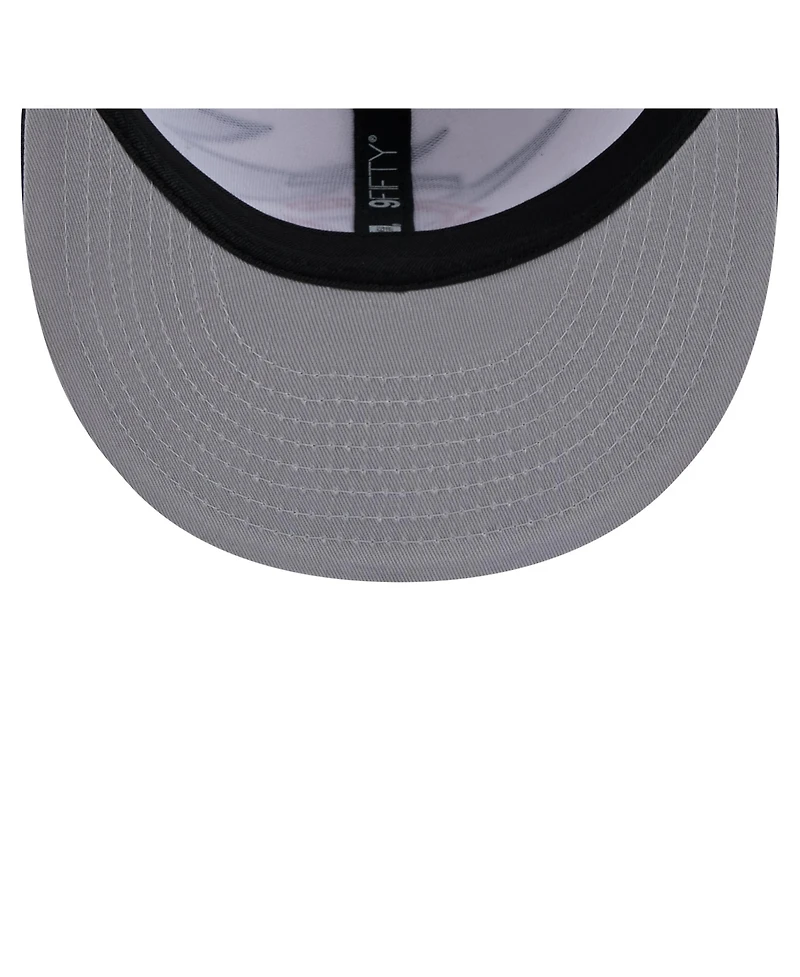 New Era Men's Navy/White Minnesota Twins Jagged 9FIFTY Snapback Hat