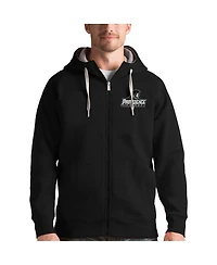 Antigua Men's Black Providence Friars Victory Full-Zip Hoodie