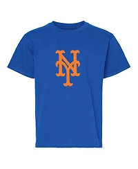 Soft as a Grape Big Boys and Girls Royal/Gray New York Mets T-Shirt, Set of 2