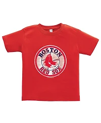 Soft as a Grape Toddler Red/Gray Boston Red Sox Cooperstown Collection T-Shirt, Set of 2