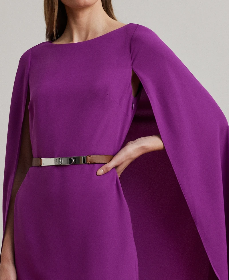Lauren Ralph Lauren Women's Georgette Cape Dress