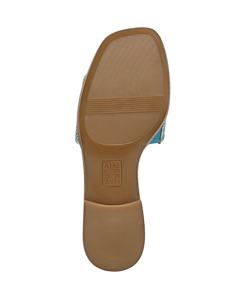 Naturalizer Women's Genevieve Open Square Toe Slide Sandals