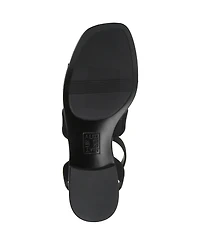 Naturalizer Women's Gana Square Toe Strappy Flat Sandals