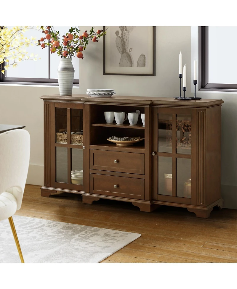 Dietrich 60" Tv Stand with 2 Drawers & Shelf