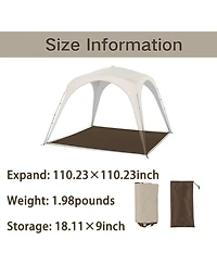 Naturehike Cloud Boundar Ground Sheet — Durable 210D Oxford Polyester Ground Cloth for Cloud Boundar Shelters