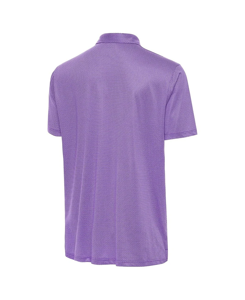 Antigua Men's Purple Clemson Tigers Golfer Rings Tribute Polo Shirt