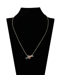 Disney Cubic Zirconia and Mother of Pearl Princess Mom Rose Necklace