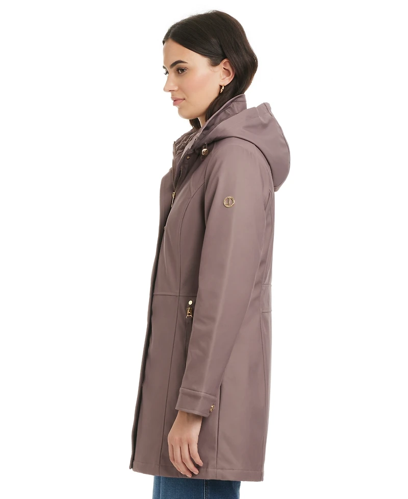Jones New York Women's Hooded Softshell Coat
