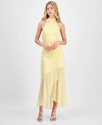 En Saison Women's Alexa Halter Maxi Dress