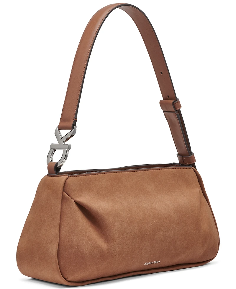 Calvin Klein Tina Suede Small Shoulder Bag