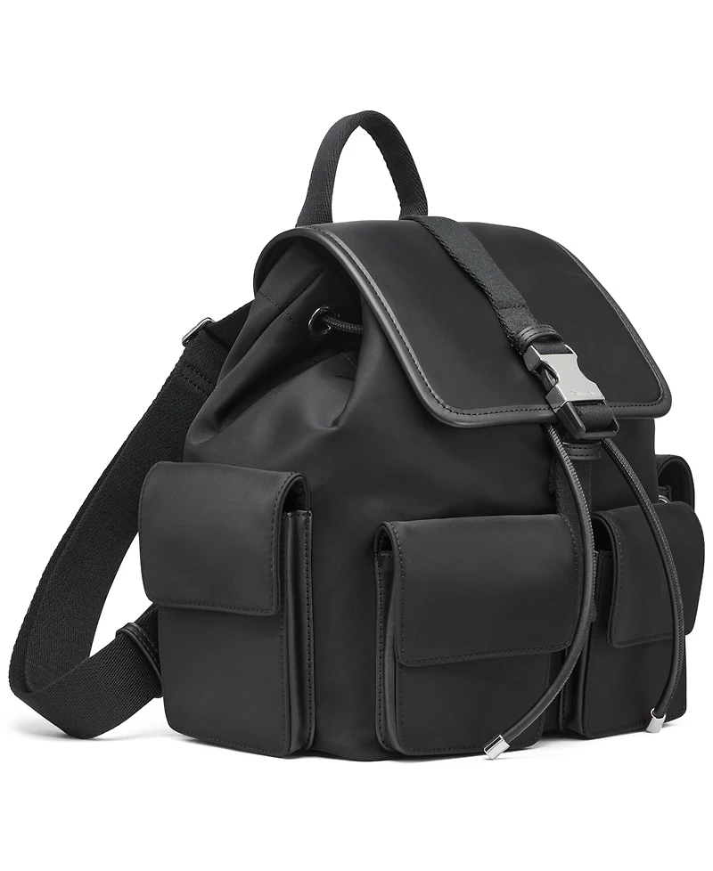 Calvin Klein Elora Nylon Front Buckle Backpack