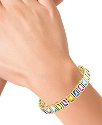 Effy Multi-Gemstone Flex Bracelet (25-1/2 ct. t.w.) in 14k Yellow Gold-Plated Sterling Silver