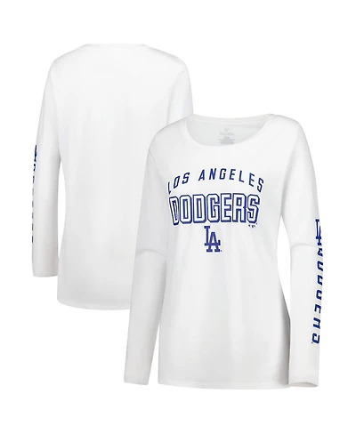 Fanatics Women's White Los Angeles Dodgers Team Long Sleeve T-Shirt