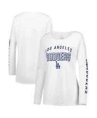 Fanatics Women's White Los Angeles Dodgers Team Long Sleeve T-Shirt