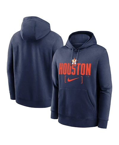 Nike Men's Navy Houston Astros Club Slack Pullover Hoodie