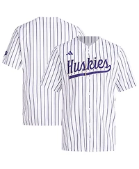 Adidas Men's White Washington Huskies Replica Baseball Jersey