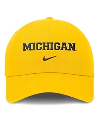 Nike Men's Maize Michigan Wolverines Club Adjustable Hat