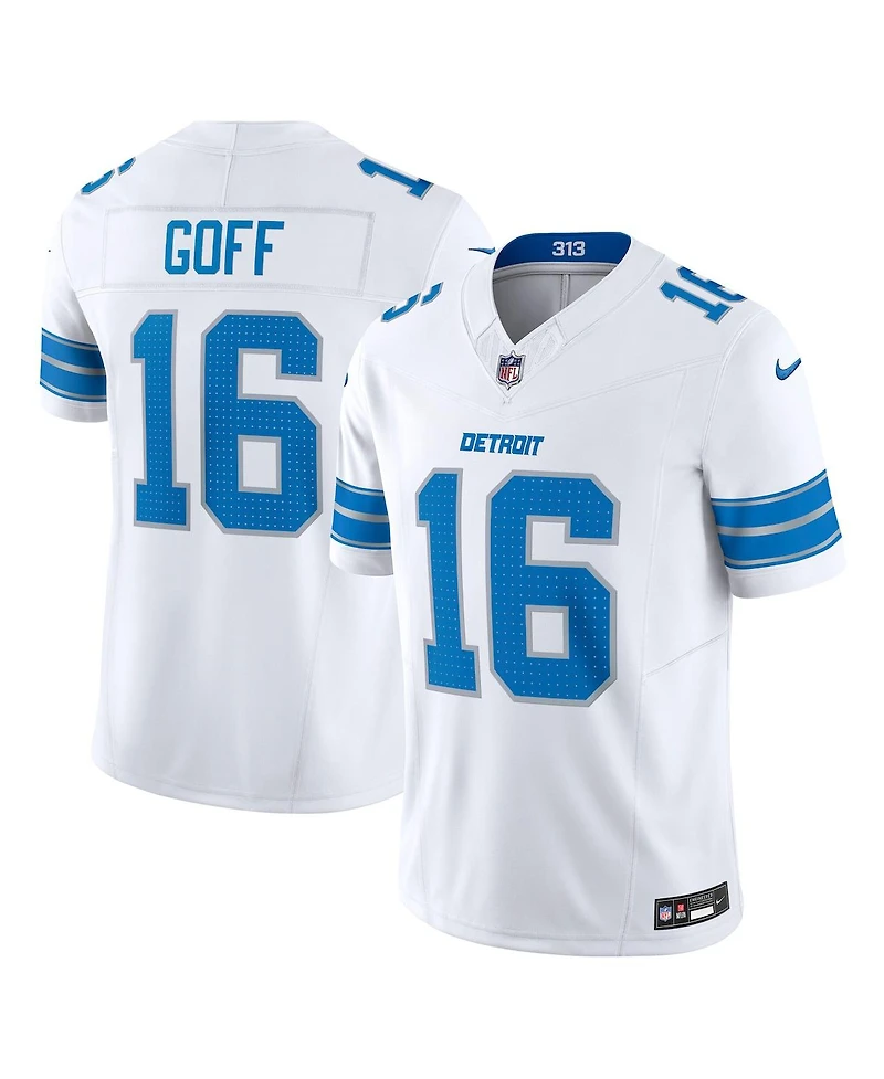 Nike Men's Jared Goff White Detroit Lions Vapor F.u.s.e. Limited Jersey