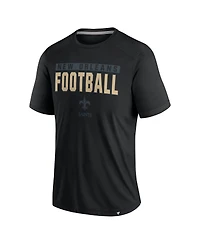 Fanatics Men's Black New Orleans Saints Defender Blackout T-Shirt