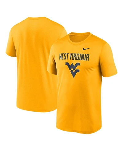 Nike Men's Gold West Virginia Mountaineers Lockup Legend Performance T-Shirt
