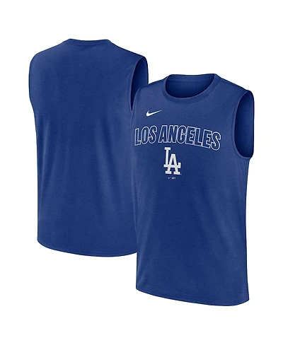 Nike Men's Royal Los Angeles Dodgers Knockout Performance Muscle Tank Top